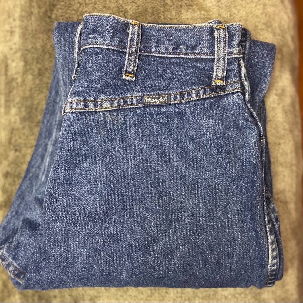 Vintage Wrangler No Pocket High Waist Mom Jeans